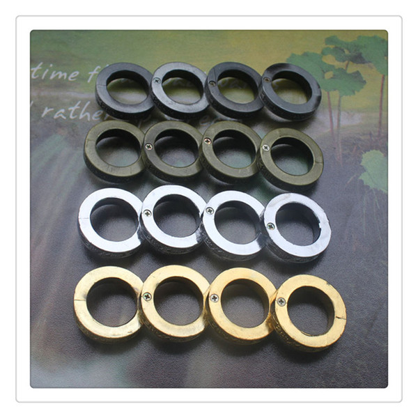 Self Defense Brass Knuckles Dusters High Quality 0.8mm Classical Thin Shape Equipment Self-defence Hand Buckle Exercise Fists Free Shipping