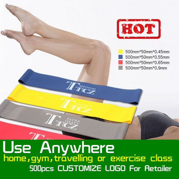 Tension Resistance Band Pilates Yoga Rubber Resistance Bands Fitness Loop rope Stretch Bands Crossfit Elastic Resistance Band Bodybuilding