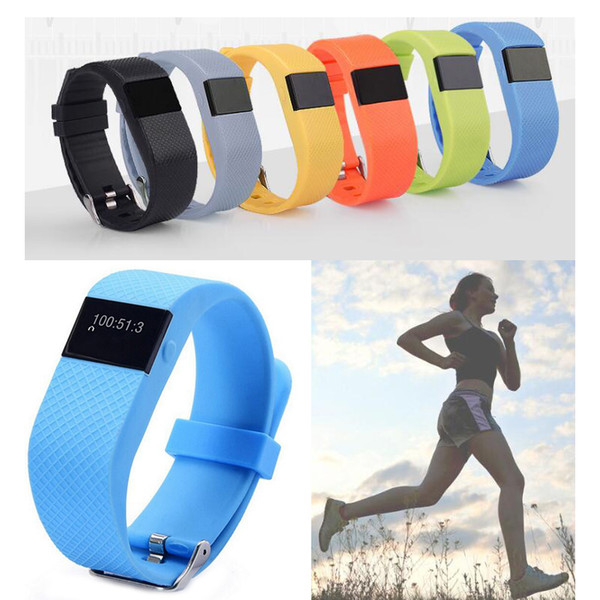 Sports Bracelet Watches Rubber Bluetooth Heart Rate Monitor Smart Wristband Pedometer Activity Tracker Smart Bracelet for IOS and Android