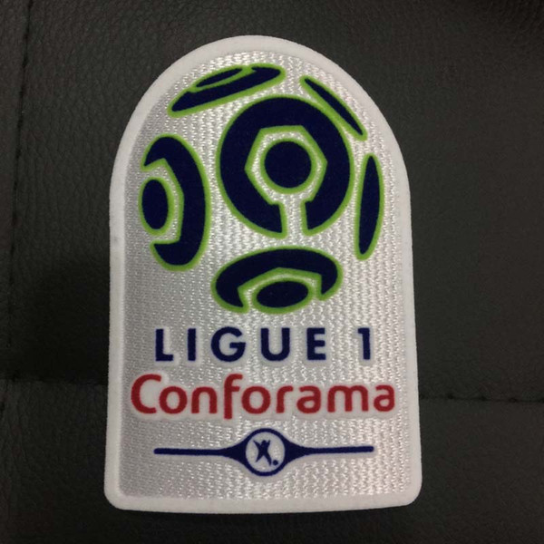 top quality 2017 2018 Ligue 1 football patches badges,Soccer Hot stamping Patch Badges