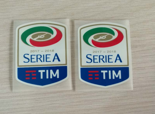 2018 Silicone Serie A TOPPA PATCH GOMMATA SERIE A Lega Calcio TIM 17 18 Serie A soccer patch SILICONE patch