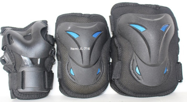 Multi Sport Protective Gear Knee Pads and Elbow Pads with Wrist Guards for Cycling, Skateboard, Scooter, Bike and Other Extreme Sports