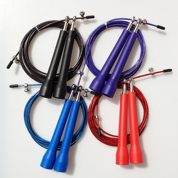 3M Jump Skipping Ropes Cable Steel Adjustable Fast Speed ABS Handle Jump Ropes Crossfit Training Boxing Sports Exercises