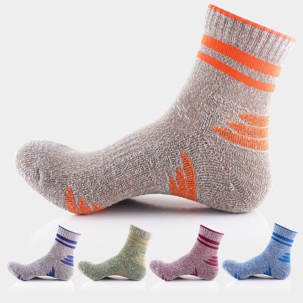 Autumn and winter Men Socks Quick-Drying Meias Men's Coolmax Socks Spring Thicken Terry Towel Socks Spring sports Climbing