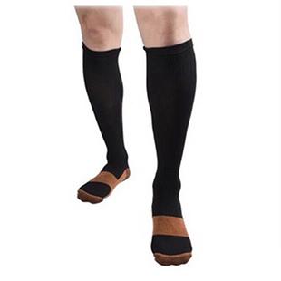 Unisex Anti-Fatigue Compression Socks Foot Pain Relief Soft Miracle Copper Anti Socks Support Knee High copper fiber pressure socks