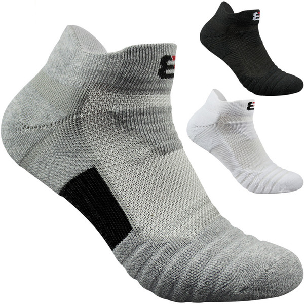 Men's Short Section Of The Elite Basketball Socks Cotton Fashion Breathable Socks Professional Outdoor Sports Running Cycling Terry socks