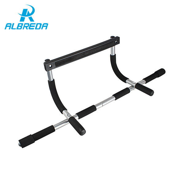 ALBRED Black Body Fitness Exercise Home Gym Gymnastics Workout Trainning Door Pull up bar Push Portable Chin up bar GYM for home