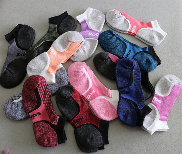 2017 Hot Sale Quick Drying Scoks Fashion Pink Sports Socks Short Boat Ankle Sock Skateboard Sock In Stock DHL Fast Shipping