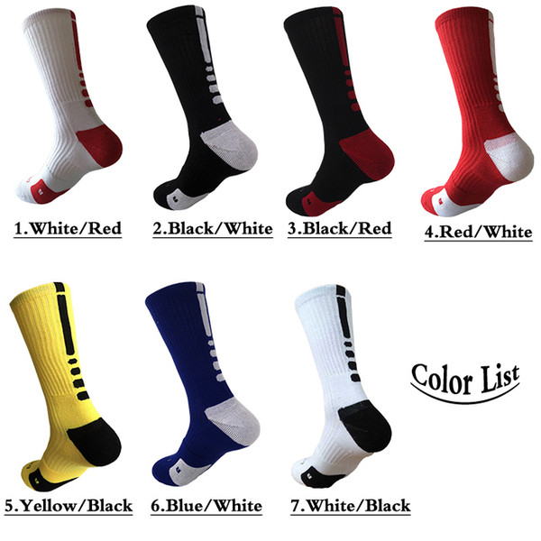 USA Professional Elite Basketball Socks Long Knee Athletic Sport Socks Men Fashion Compression Thermal Winter Socks wholesales