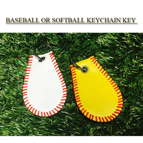 Baseball or Softball Keychain Key Chain