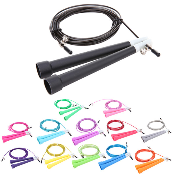 13 Colors Adjustable Skipping Rope 3M Speed Steel Wire Skipping Jump Rope Crossfit Crossfit MMA Box Gome Gym Fitnesss Equipment