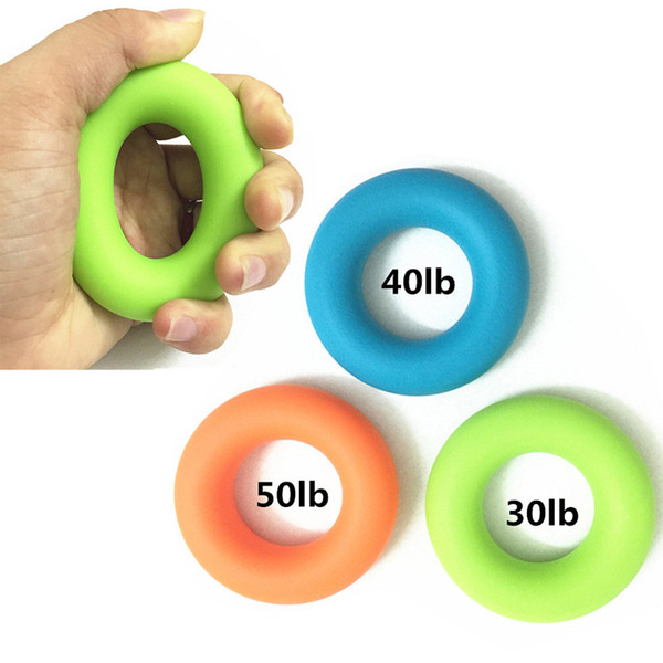 7cm Diameter Strength Hand Grip Ring Muscle Power Training Rubber Ring Exerciser Gym Expander Gripper Strength Finger Ring