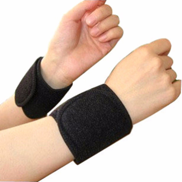 2pc Power Magnetic Therapy F.I.R Heat Wrist Brace Care Support Strap Pain Relief New Brand