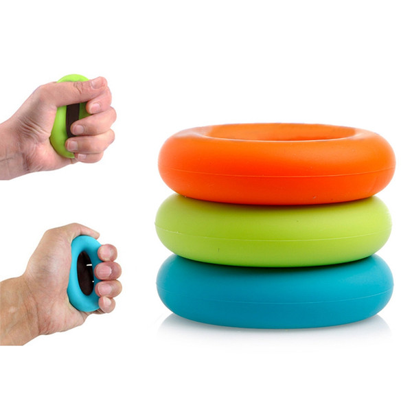 1Pcs 7cm Diameter Strength Hand Grip Ring Muscle Power Training Rubber Ring Exerciser Gym Expander Gripper Strength Finger Ring