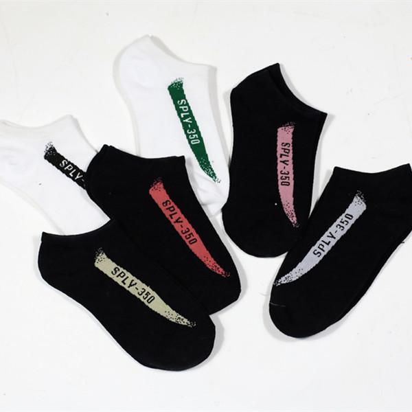 Sport Socks 350 V2 Men Women Free Size Sports Socks Newest Lovers Ankle Sock 8 Colors Wholesale X36