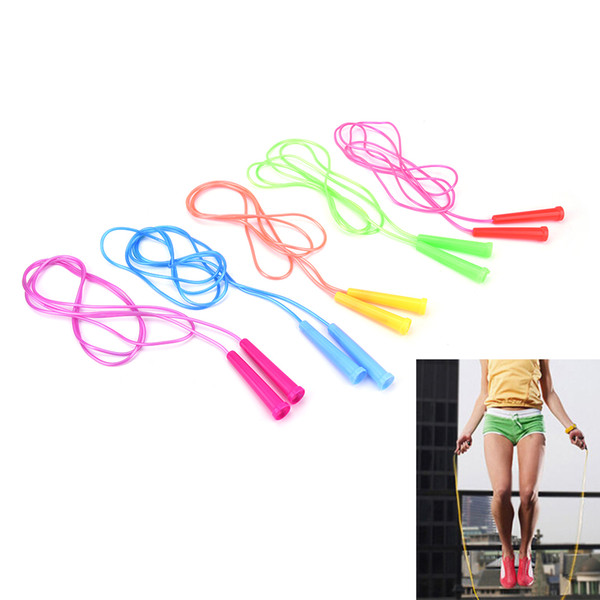 HIGH QUALITY 2.4m Speed Wire Skipping Adjustable Jump Rope Fitness Sport Exercise Cross Fit