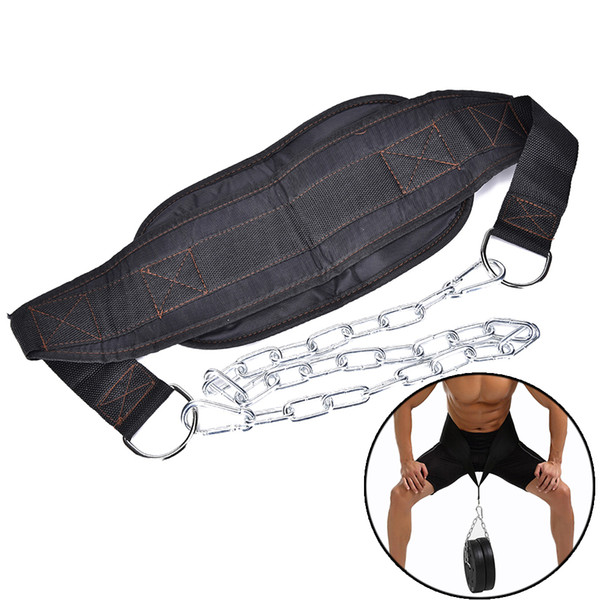 1Pc Fitness Equipment Load Belt Pull Ups Waist Exercise Barbell Belt Body Building Strength Muscle Training Sports Box Gym