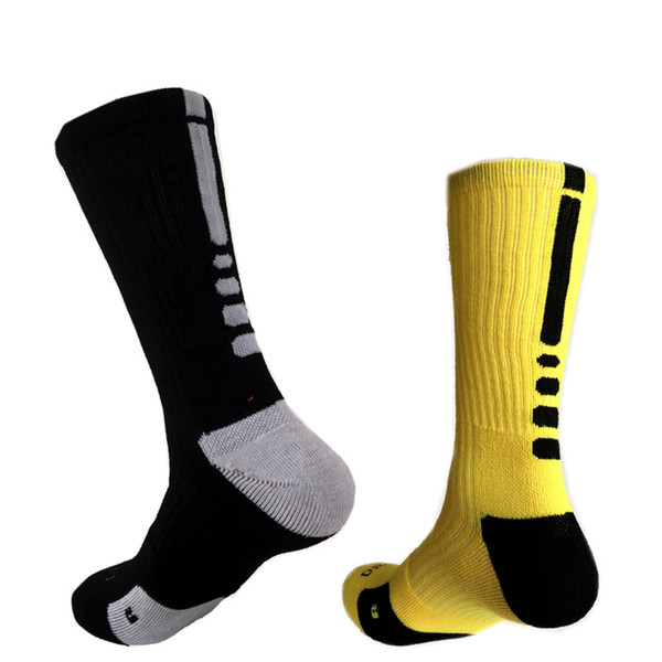 Fashion Basketball Sports Socks Outdoor Sport New Elite Cycling Men's Socks Compression Sock Breathable Stockings 10 Pairs/Lot