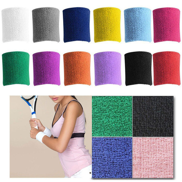 Towel Bracers The basketball sports activities of cotton towel protect the wrist exercise wipe sweat ventilation Bracers towel Wristband 8*8