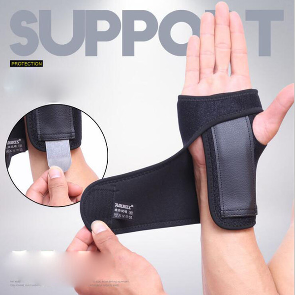 AOLIKES 1PCS Adjust Wristband Steel Wrist Brace Wrist Support Splint Fractures Carpal Tunnel Sport Sprain Mouse Hand Wristbands