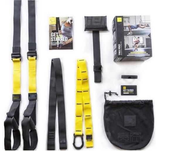 14pcs P4 Training - Suspension Trainer Basic Kit + Door Anchor, Complete Full Body Workouts Kit for Home and on the Road