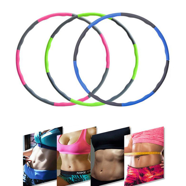 Detachable Hula Hoop Exercise Foam Padded Waist Slimming Practical Sport Fitness Equipment Suitable For Workout