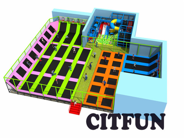 24*22m factory price trampoline park with indoor playground for sale CIT-TP221b