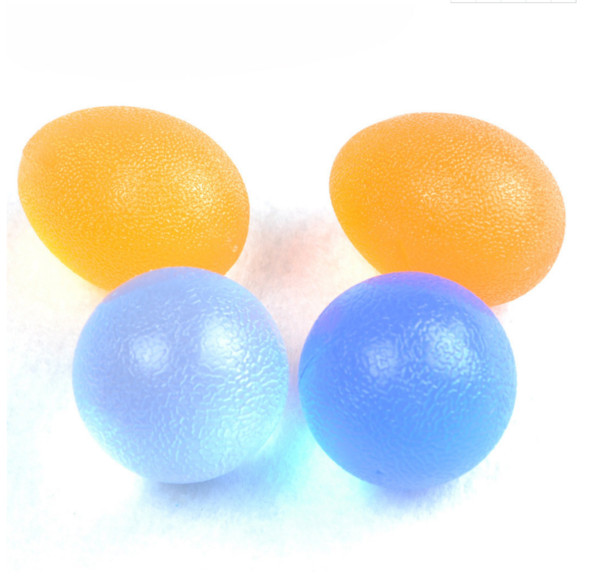 Silicone Egg Massage Hand Expander Gripper Strengths Stress Relief Power Ball Forearm Finger Exercise Fitness Training Equipment