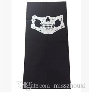 2015 2000pcs new Free shipping Skull Design Multi Function Bandana Ski Sport Motorcycle Biker Scarf Face Mask Sport mask