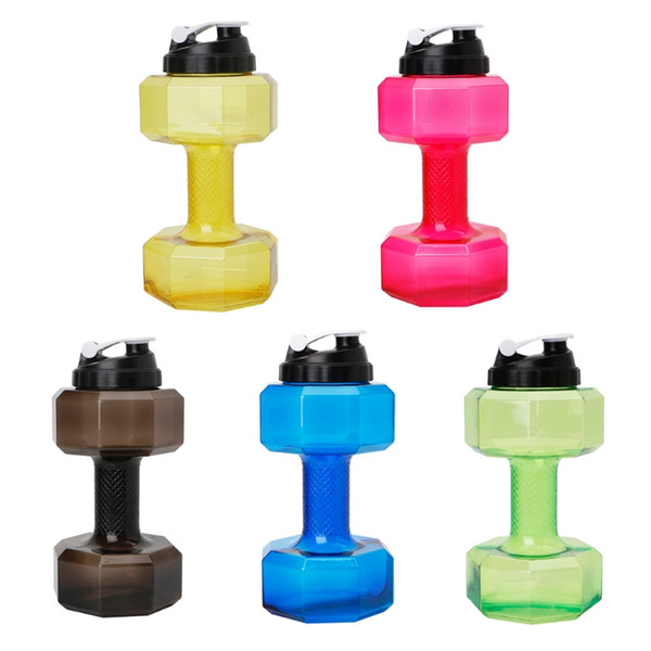 Creative Dumbbells Large Capacity Sports Kele Water Bole Running Fitness hot sale