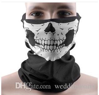 2015 new Free shipping Skull Design Multi Function Bandana Ski Sport Motorcycle Biker Scarf Face Mask Sport mask