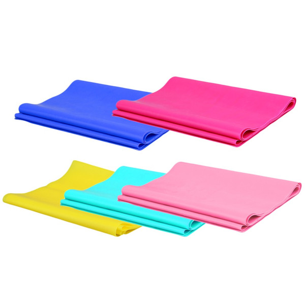 New Hot 1.2m Elastic Yoga Pilates Rubber Stretch Exercise Band Arm Back Leg Fitness New Brand