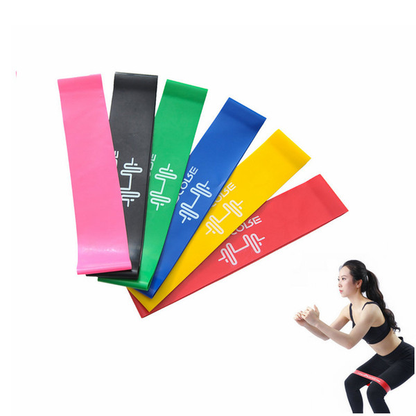 Yoga Pilates resistance bands exercise rubber loop crossfit Strength Training Athletic Rubber Bands for Body Building