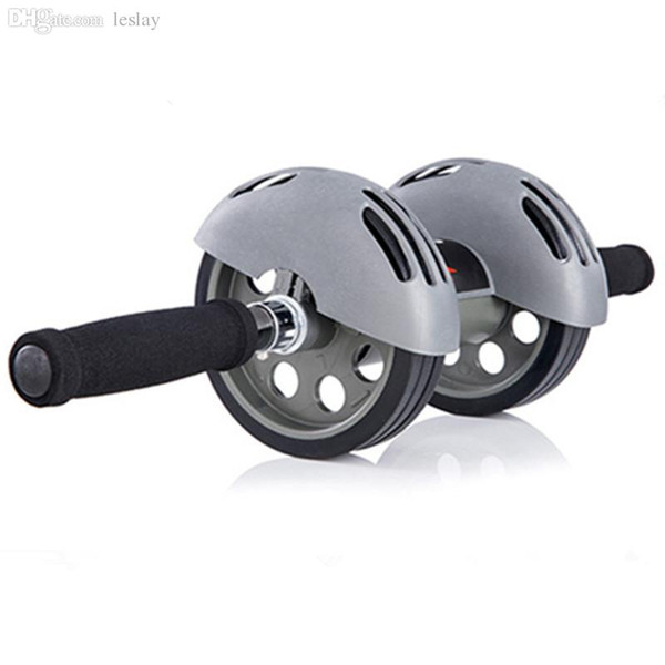 Wholesale-New Automatic Rebound Abdominal Wheel Exercise Roller Body Fitness Strength Training Machine Gym Fitness Equipment