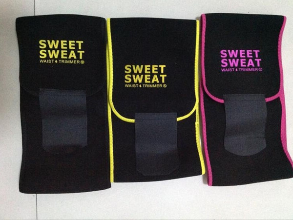 2018 Sweet Sweat Premium Waist Trimmer Men Women Belt Slimmer Exercise Ab Waist Wrap with color and retail box