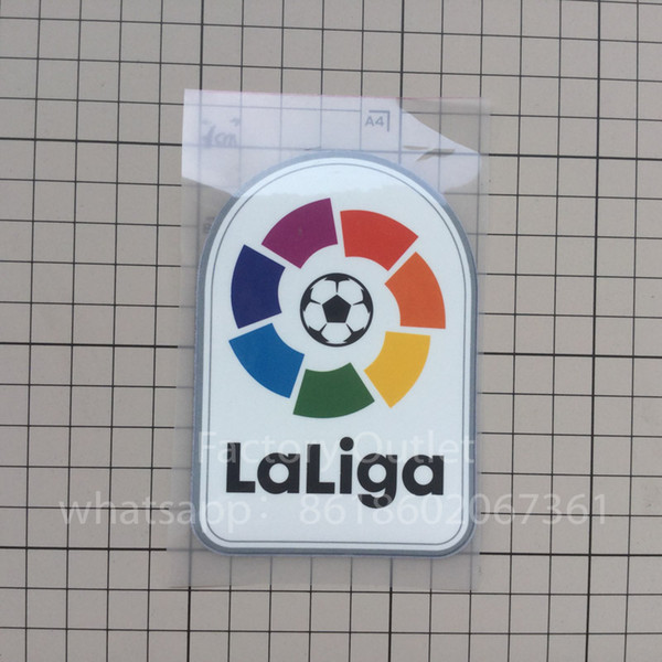 New La Liga LFP patch football Print patches badges,Soccer Hot stamping Patch Badges