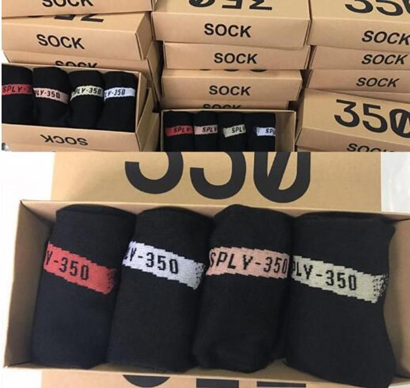 350 V2 Sock,2017 new best quality v2 boat Socks,sply-350 Sock,one box 4 pairs 4 Color,Men and Women Sport Sock