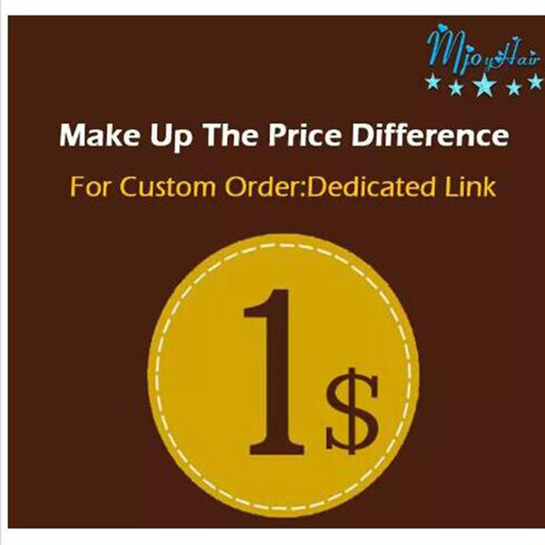 2018 Make up the Price Difference dedicated link shipping Make up patchs sock the difference Mjoyhair A dedicated link