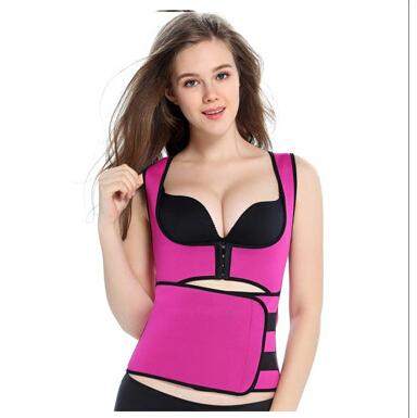 Buckle waist vest Sport Waist Cincher Sweat Vest Trainer Tummy Girdle Control Corset Body Shaper for Women S M L XL XXL 3XL