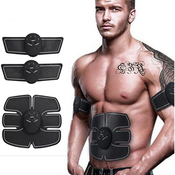 EMS Trainer Core Abdominal Trainers Wireless Muscle ABS Stimulator Smart Fitness Device Electric Body Massager Weight Loss Stickers