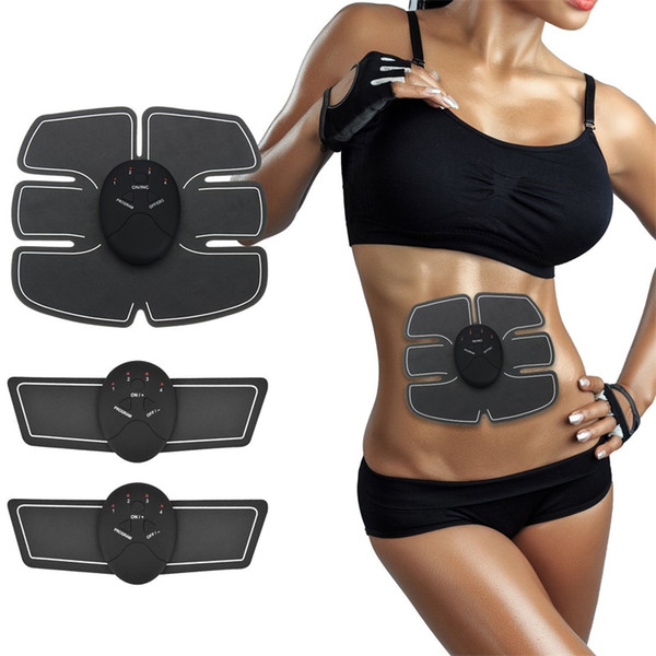 Smart Wireless Muscle Stimulation Body Slimming Beauty Machine Abdominal Muscle Exerciser Training Device Body Fitness Massager New 33aj ZZ