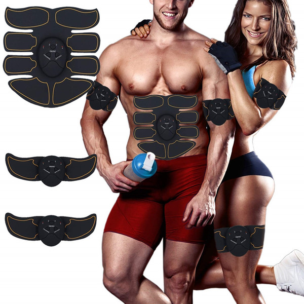 Electronic Muscle Stimulator Body Slimming Shaper Machine Abdominal Muscle Exerciser Training Fat Burning Body Building Fitness Massager