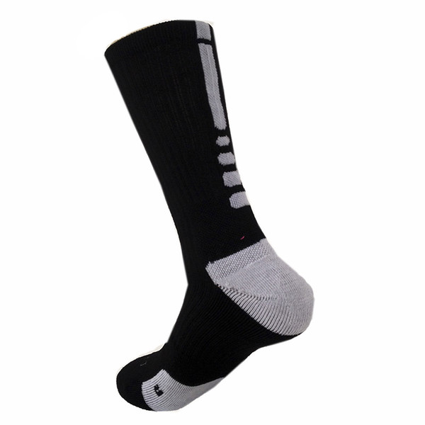 IN stock ship Professional Elite Basketball Socks Long Knee Athletic Sport Socks Men Fashion Walking Running Tennis Sports Sock