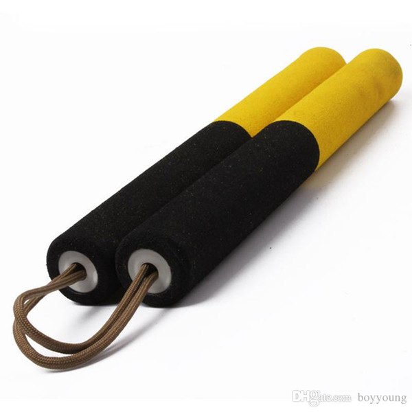 Sponge Foam Rope Nunchakus Performance Beginners Training To Practice Safe Foam Martial Art Fitness Nunchakus Kung Fu Factory Price