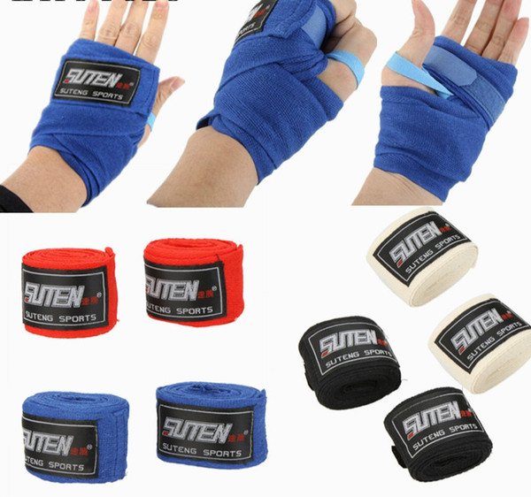 1pc roll Width 5cm Length 2.5M 100% Cotton Sports Strap Sanda Muay Thai MMA Taekwondo Boxing Bandage Hand Wraps WYQ