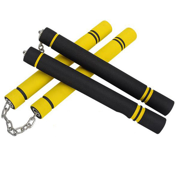 New PVC Sponge Nunchucks Bruce Lee Martial Arts Supplies Foam Nunchakus Beginner Practice Performance Kung Fu Nunchakus