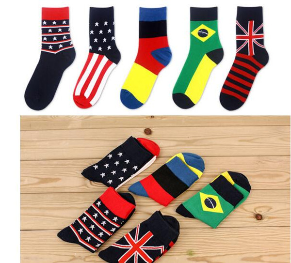 USA UK national flag Socks man and women Sport Socks Ship anklet socks Men Fashion Walking Running Tennis Sports Sock