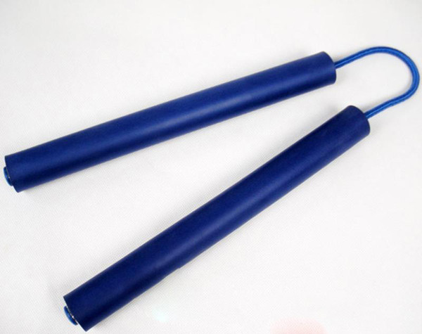 Beginner Sponge Nunchakus Large Sponge Double Knuckle Bubble Two Knot Beginner Practice Training Sponge Performance Two Sticks Training