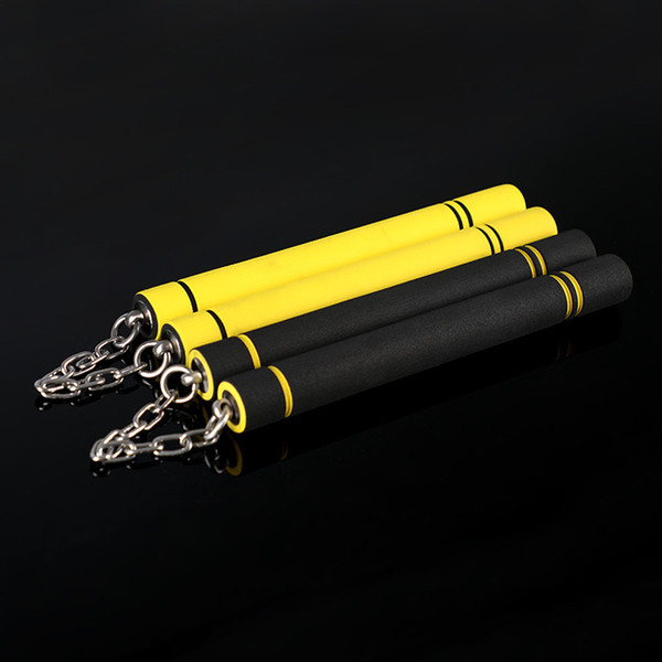 Sponge PVC Handle Nunchucks For Kids Adults Performance Kung Fu Toys With Stainless Steel Chain Foam Nunchaku Martial Arts Props 6 7xs ZZ