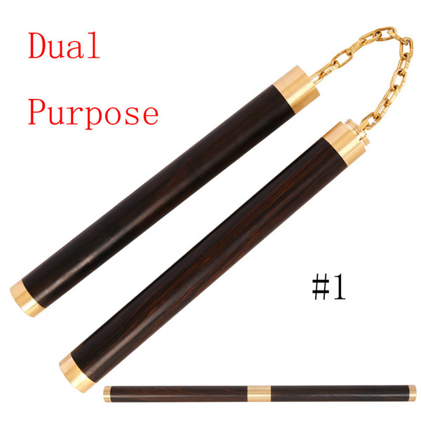 Wooden Nunchakus Rope Steel Chain Stainless Steel Nunchakus Actual Combat Show Martial Arts Supplies Performance Props 10 Style